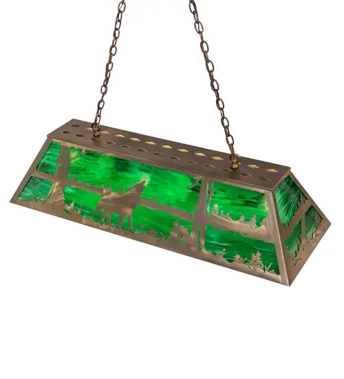 The Meyda Tiffany - Wolf At Lake by Meyda Lighting - Image 4