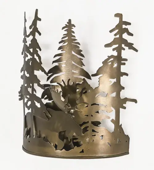 The Moose Through the Trees by Meyda Lighting - Image 3