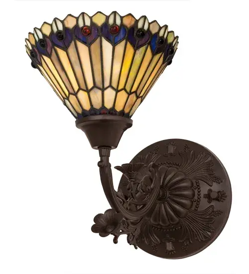 The Tiffany Jeweled Peacock by Meyda Lighting - Image 1