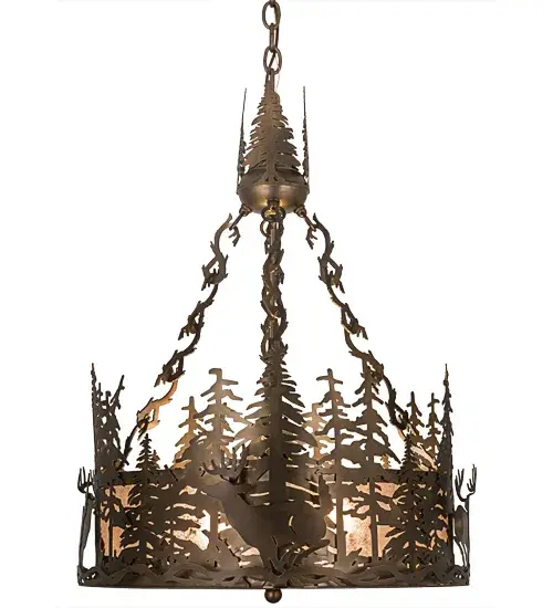 The Meyda Tiffany - Deer At Dusk by Meyda Lighting - Image 5