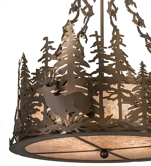 The Meyda Tiffany - Deer At Dusk by Meyda Lighting - Image 8