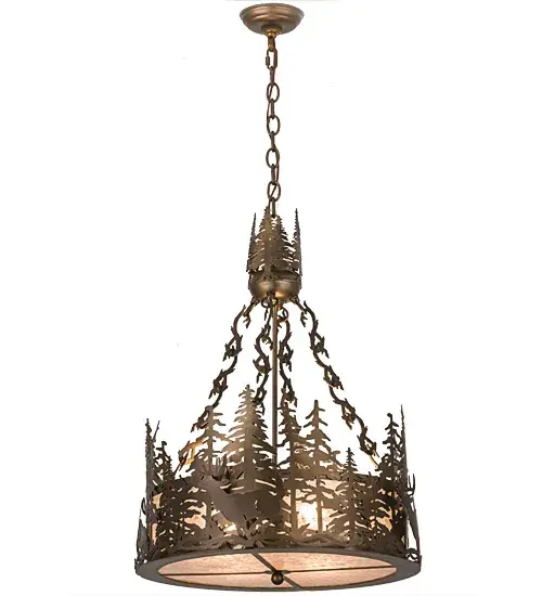 The Meyda Tiffany - Deer At Dusk by Meyda Lighting - Image 10