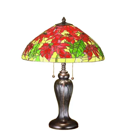 The Tiffany Poinsettia by Meyda Lighting