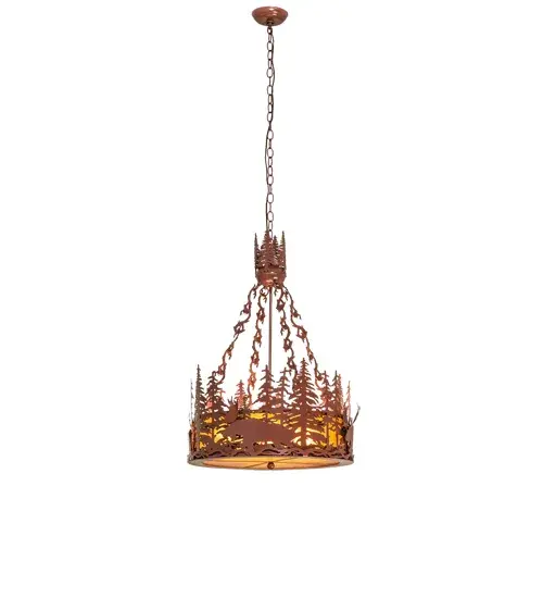 The Meyda Tiffany - Moose At Dusk by Meyda Lighting - Image 11