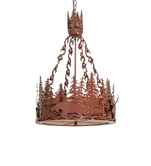 The Meyda Tiffany - Moose At Dusk by Meyda Lighting - Image 3