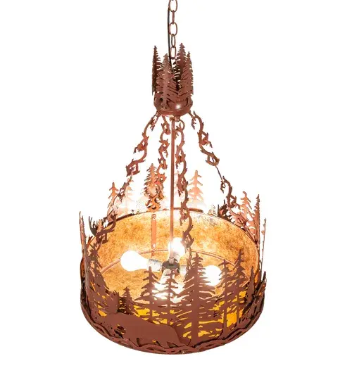 The Meyda Tiffany - Moose At Dusk by Meyda Lighting - Image 4