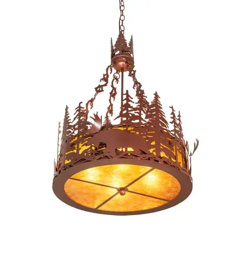 The Meyda Tiffany - Moose At Dusk by Meyda Lighting - Image 6