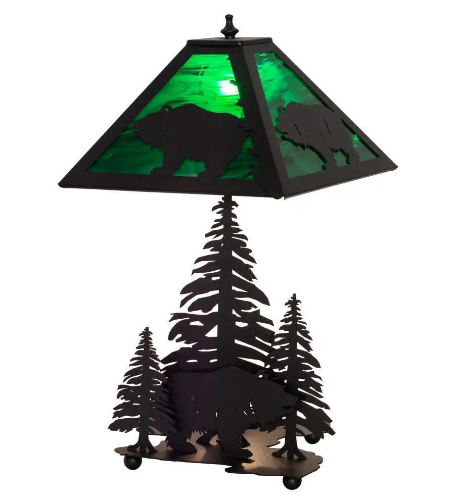 The Grizzly Bear Through the Trees by Meyda Lighting - Image 1