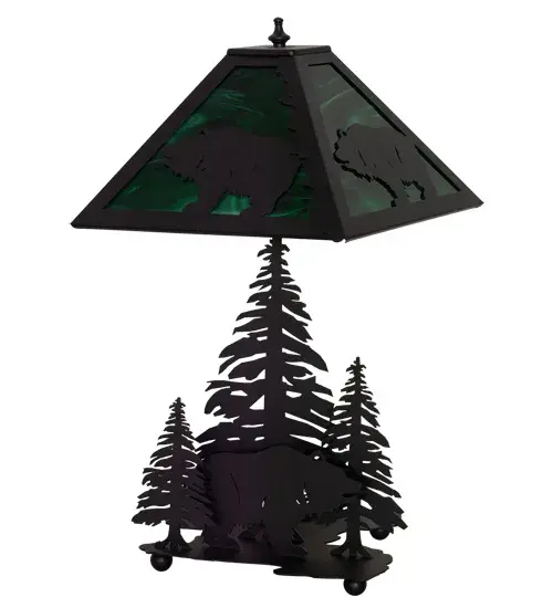 The Grizzly Bear Through the Trees by Meyda Lighting - Image 3