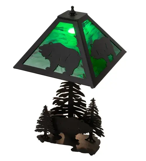 The Grizzly Bear Through the Trees by Meyda Lighting - Image 4