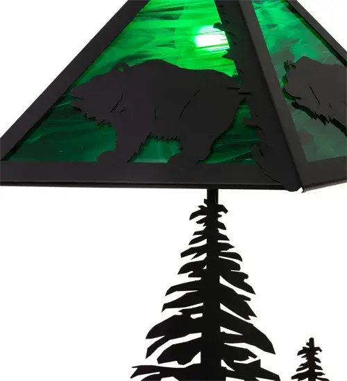 The Grizzly Bear Through the Trees by Meyda Lighting - Image 7