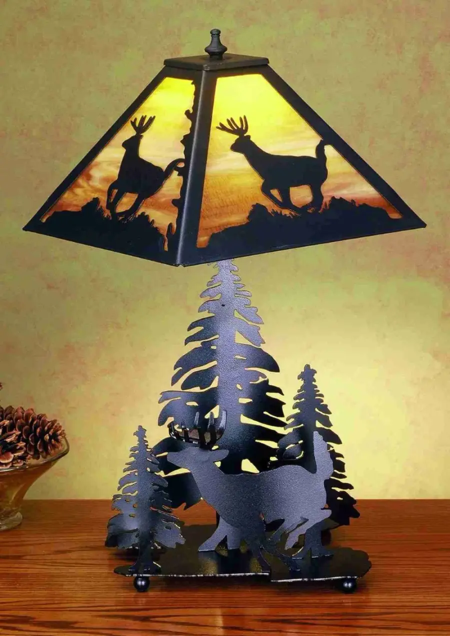 The Meyda Tiffany - Lone Deer by Meyda Lighting