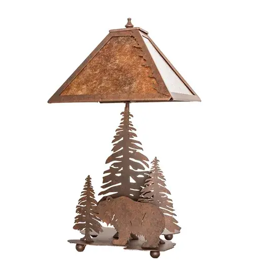 The Meyda Tiffany - Grizzly Bear Through The Trees by Meyda Lighting - Image 3