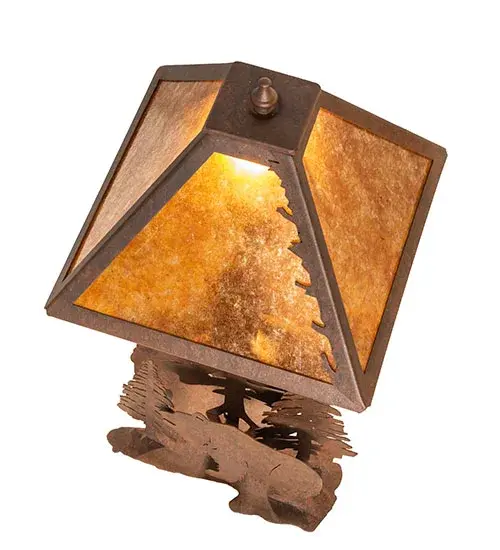 The Meyda Tiffany - Grizzly Bear Through The Trees by Meyda Lighting - Image 4