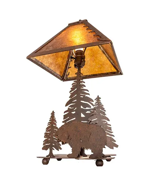 The Meyda Tiffany - Grizzly Bear Through The Trees by Meyda Lighting - Image 6