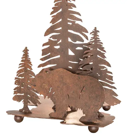 The Meyda Tiffany - Grizzly Bear Through The Trees by Meyda Lighting - Image 8