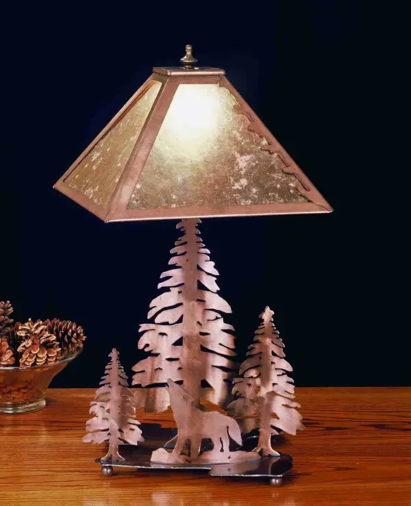The Northwoods Wolf on the Loose by Meyda Lighting