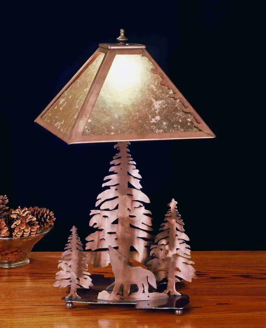 The Northwoods Wolf on the Loose by Meyda Lighting