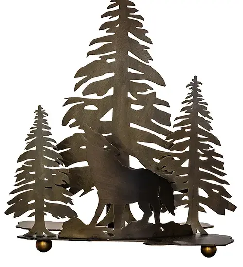 The Northwoods Wolf on the Loose by Meyda Lighting - Image 9