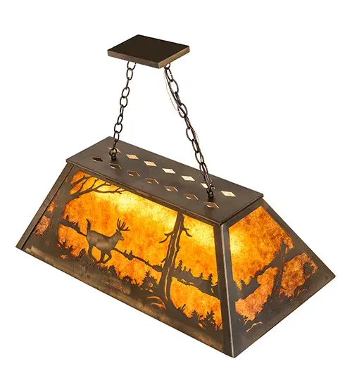 The Meyda Tiffany - Deer At Lake by Meyda Lighting - Image 4