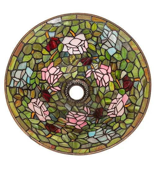 The Meyda Tiffany - Tiffany Rosebush by Meyda Lighting - Image 5