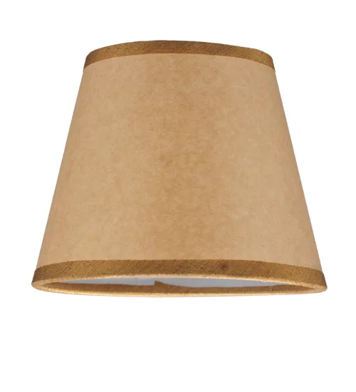 Simple Paper Shade in Parchment Not A Clip On Needs Harp