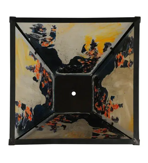 12"Sq Maxfield Parrish "Cinderella" Porcelain Lithophane Shade - Image 4