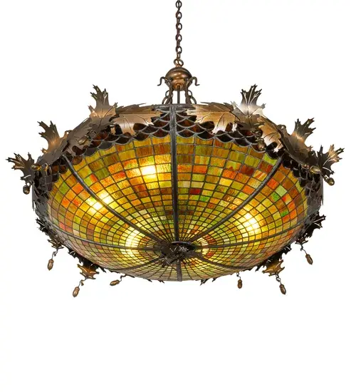 The Meyda Tiffany - Greenbriar Oak by Meyda Lighting - Image 6