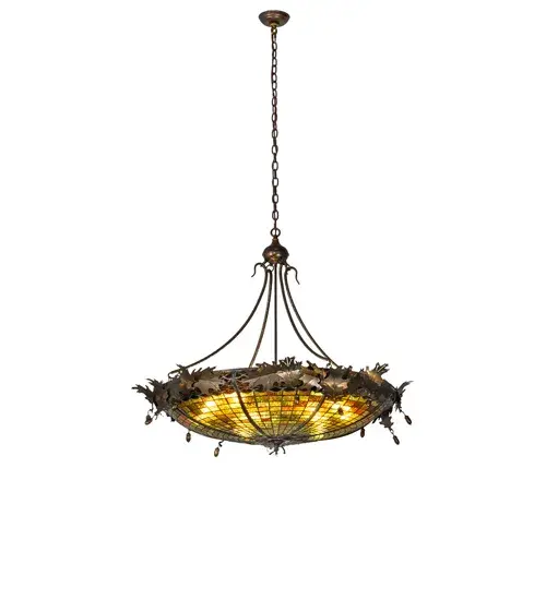The Meyda Tiffany - Greenbriar Oak by Meyda Lighting - Image 10