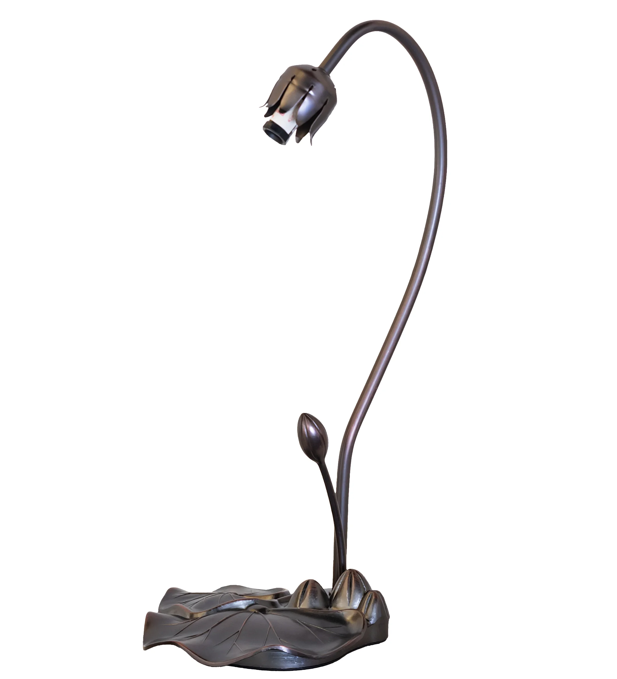 Lily One Light Table Base in Mahogany Bronze