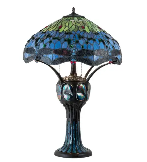 The Meyda Tiffany - Tiffany Hanginghead Dragonfly by Meyda Lighting - Image 5