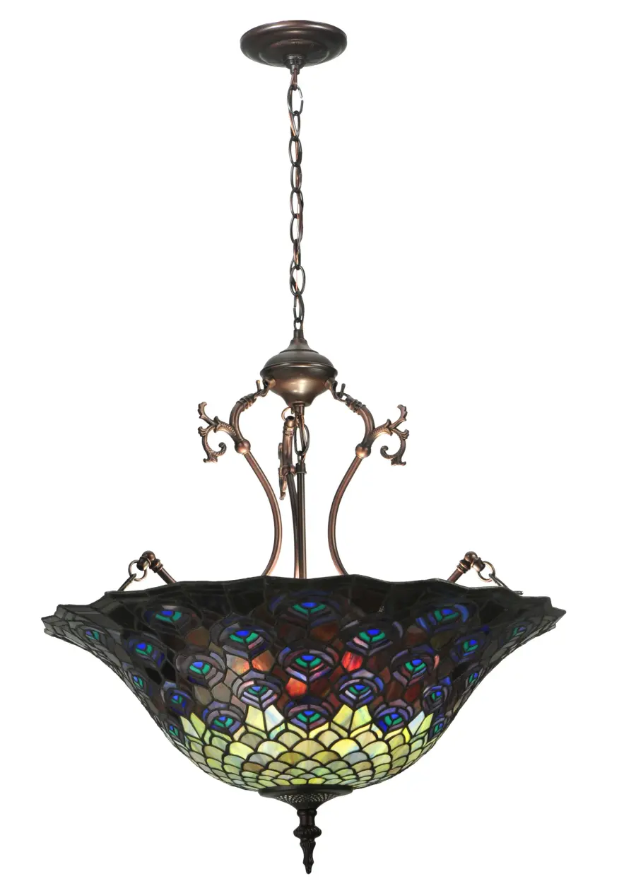 The Meyda Tiffany - Tiffany Peacock Feather by Meyda Lighting - Image 1