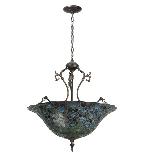 The Meyda Tiffany - Tiffany Peacock Feather by Meyda Lighting - Image 3