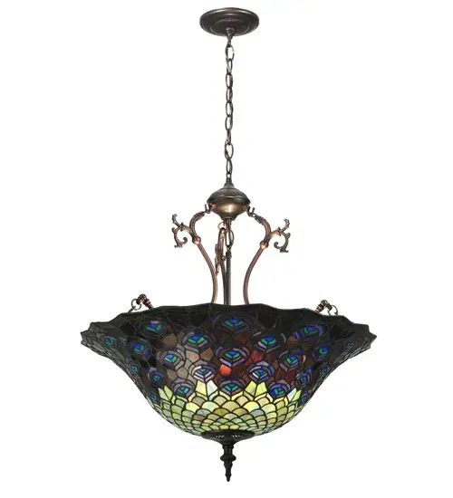 The Meyda Tiffany - Tiffany Peacock Feather by Meyda Lighting - Image 6