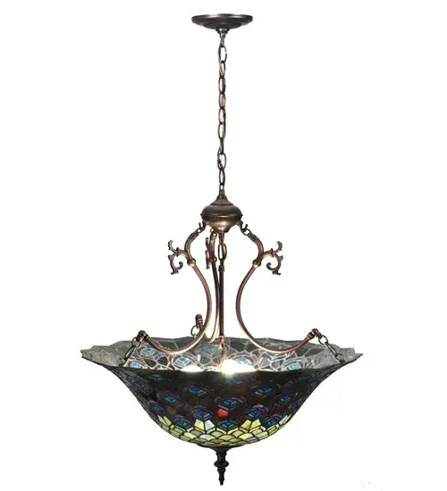 The Meyda Tiffany - Tiffany Peacock Feather by Meyda Lighting - Image 7