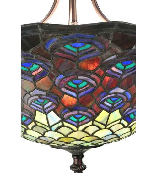 The Meyda Tiffany - Tiffany Peacock Feather by Meyda Lighting - Image 8