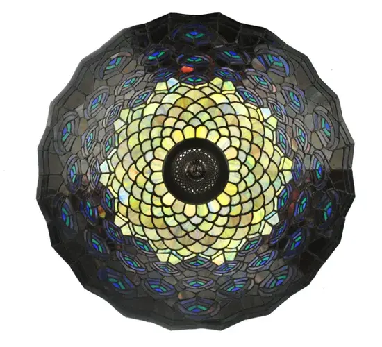 The Meyda Tiffany - Tiffany Peacock Feather by Meyda Lighting - Image 9