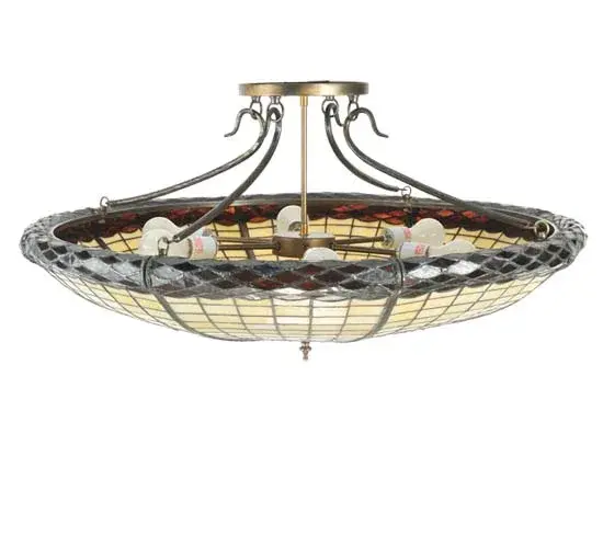 The Meyda Tiffany - Greenbriar Oak by Meyda Lighting - Image 8