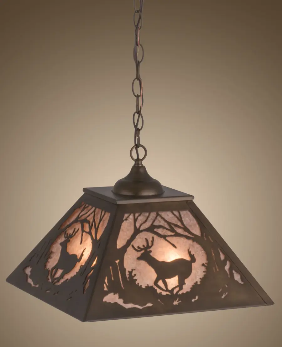 The Meyda Tiffany - Deer At Dawn by Meyda Lighting - Image 1