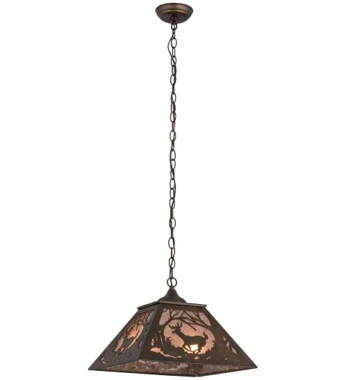 The Meyda Tiffany - Deer At Dawn by Meyda Lighting - Image 2