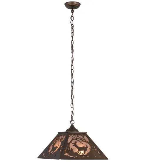 The Meyda Tiffany - Deer At Dawn by Meyda Lighting - Image 5