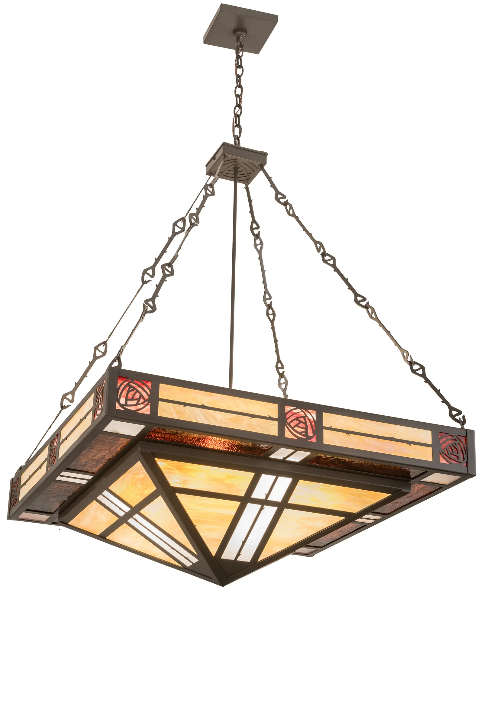 Bungalow Rose Eight Light Pendant in Timeless Bronze