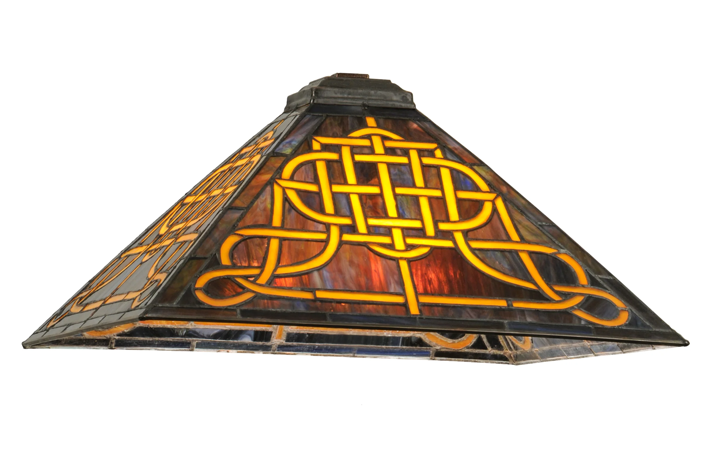 17"Sq Knotwork Mission Shade