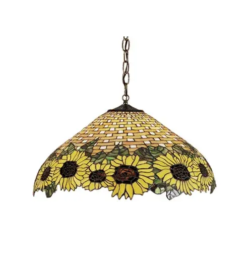 The Wicker Sunflower by Meyda Lighting - Image 1