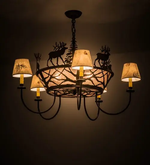The Elk on the Loose by Meyda Lighting - Image 1