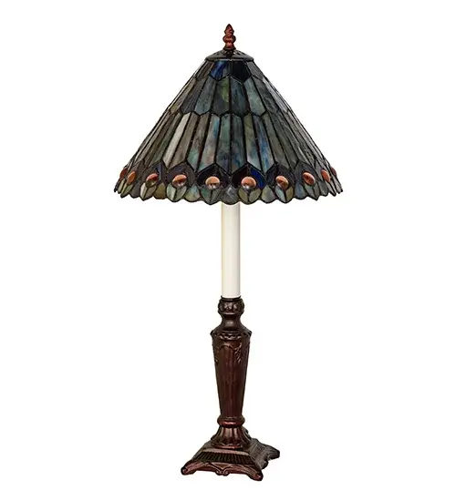 The Tiffany Jeweled Peacock by Meyda Lighting - Image 3