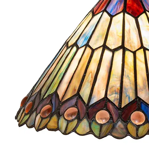 The Tiffany Jeweled Peacock by Meyda Lighting - Image 4