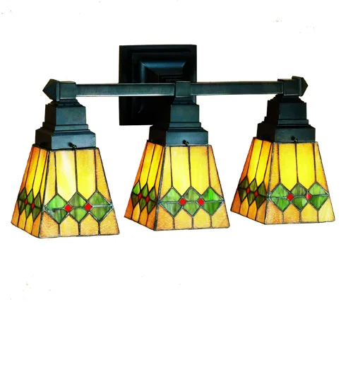 20"W Martini Mission 3 LT Vanity Light