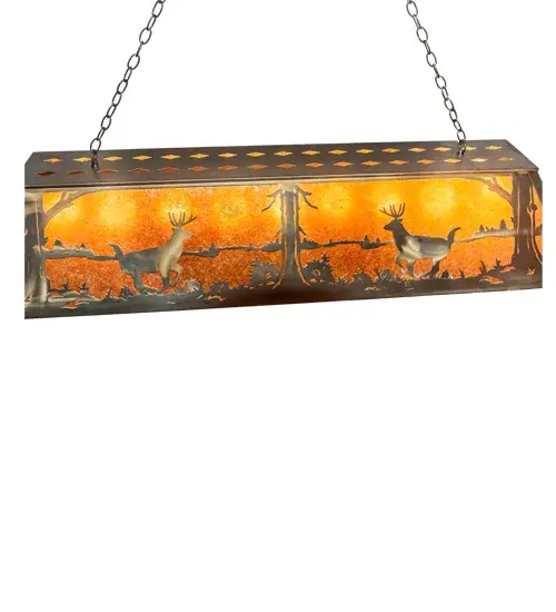 The Meyda Tiffany - Deer At Lake by Meyda Lighting - Image 4