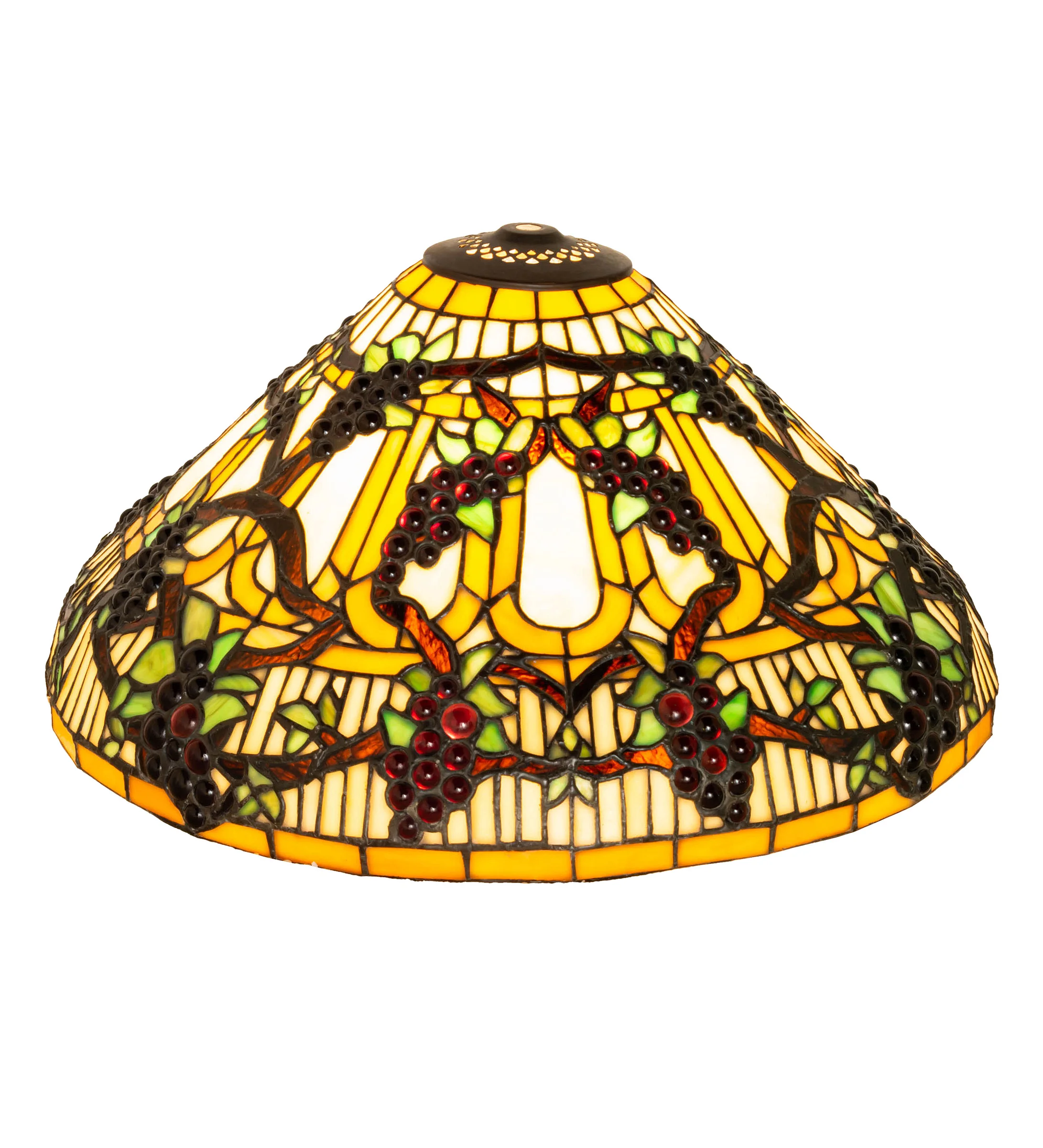Jeweled Grape Shade in Antique